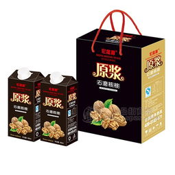 原浆石磨桃核，臻享自然之味——植物蛋白饮品礼盒，餐饮新风尚