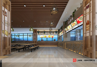 大学厅设计新探索 河南工贸餐厅的空间与室内设计